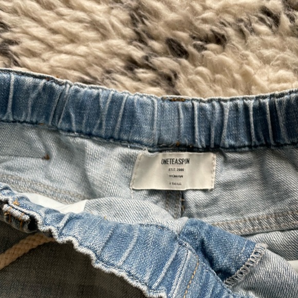 One Teaspoon Shabbie Denim shorts SZ XS - Picture 11 of 14